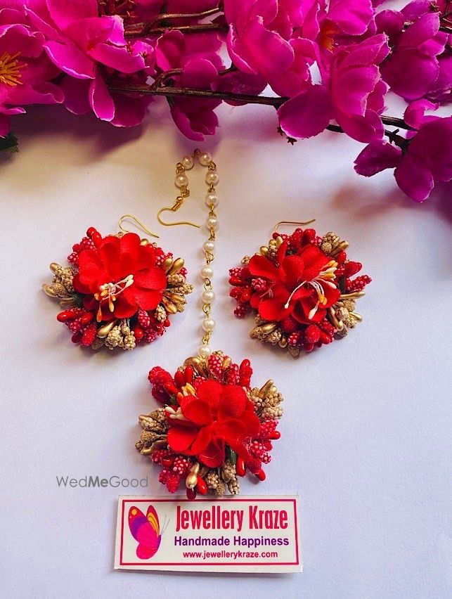 Photo From Floral Earings Tikka Sets - By Jewellery Kraze