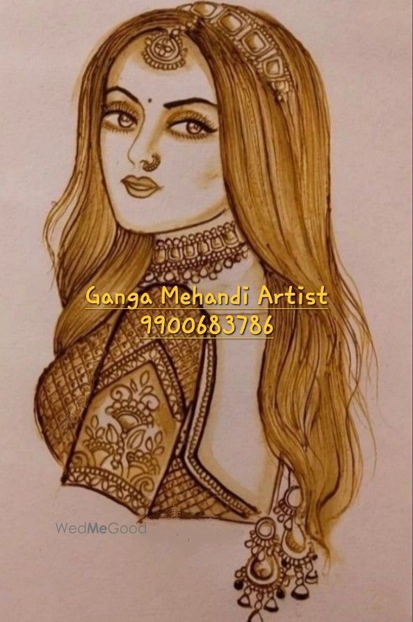 Photo From Dulha Dulhan Face Design's, In Bridals - By Ganga Mehandi Artist