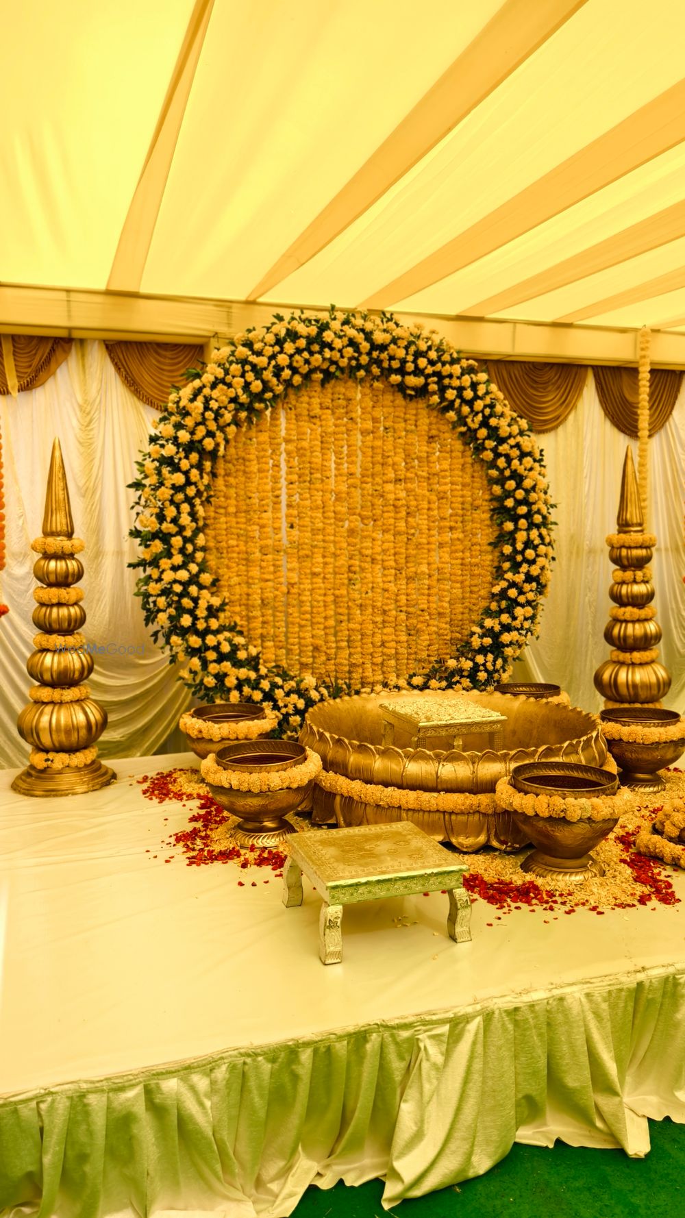 Photo From Haldi & Mehandi Backdrops  - By New Lotus Flower Decoration