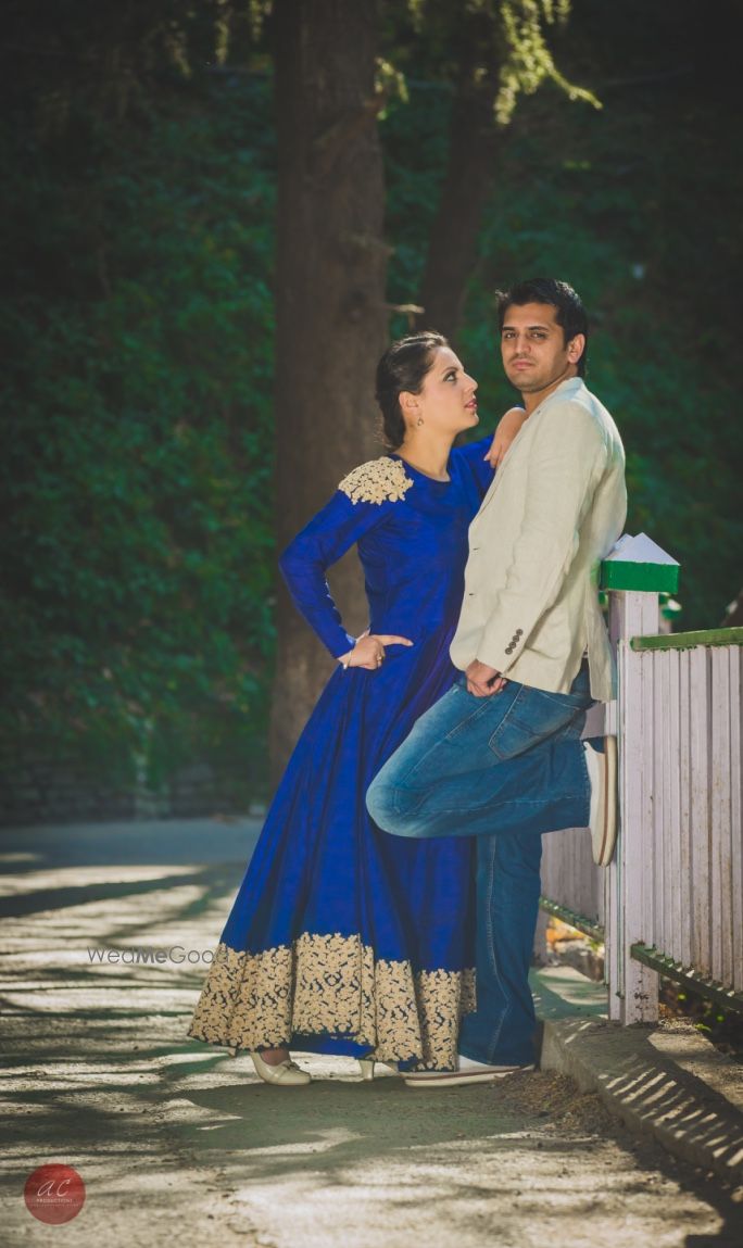 Photo of blue anarkali