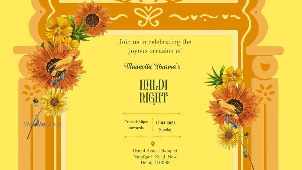 Photo From Traditional Haldi Invite Design - By Glitzinvite