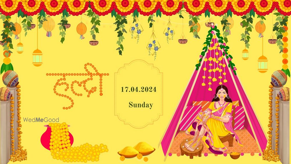 Photo From Traditional Haldi Invite Design - By Glitzinvite