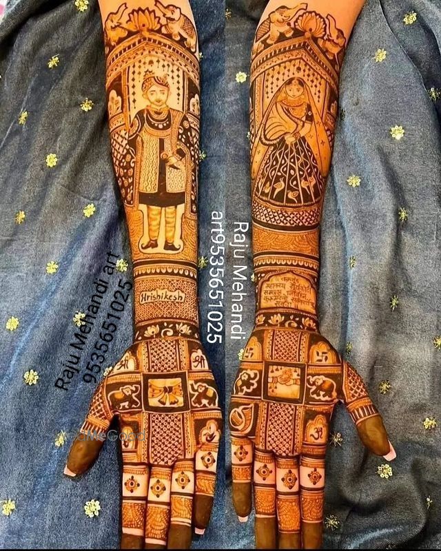 Photo From bridal mehndi design - By Raju Mehandi Artist