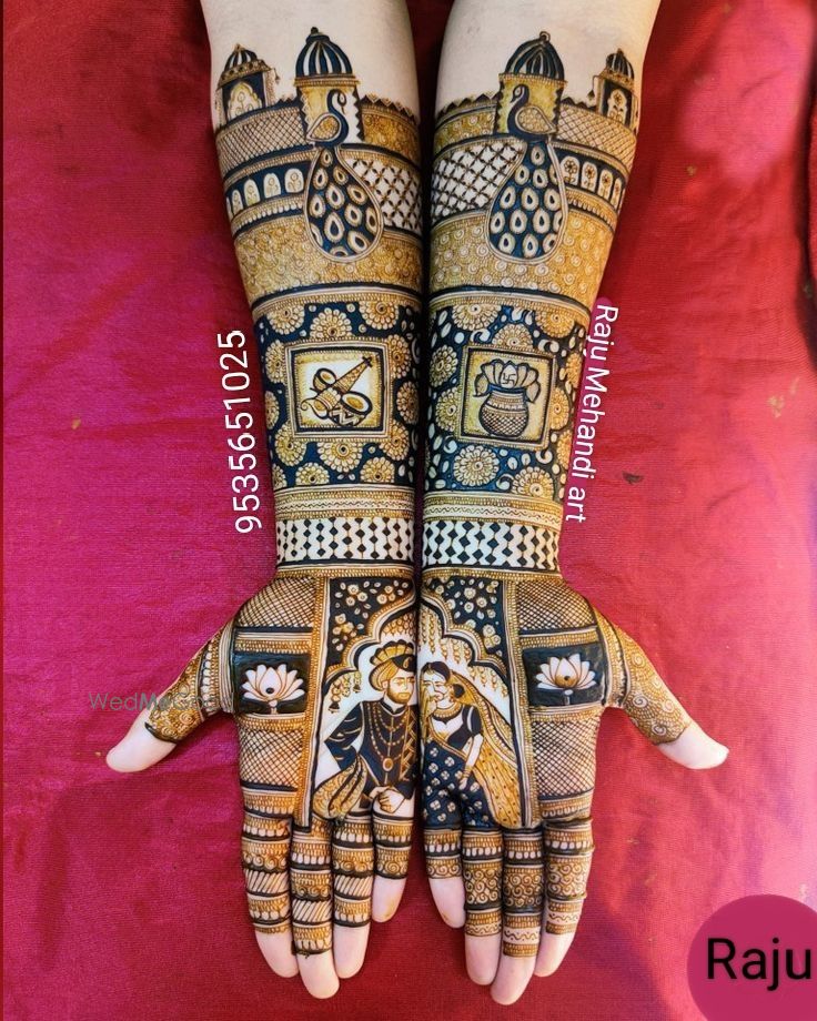 Photo From bridal mehndi design - By Raju Mehandi Artist