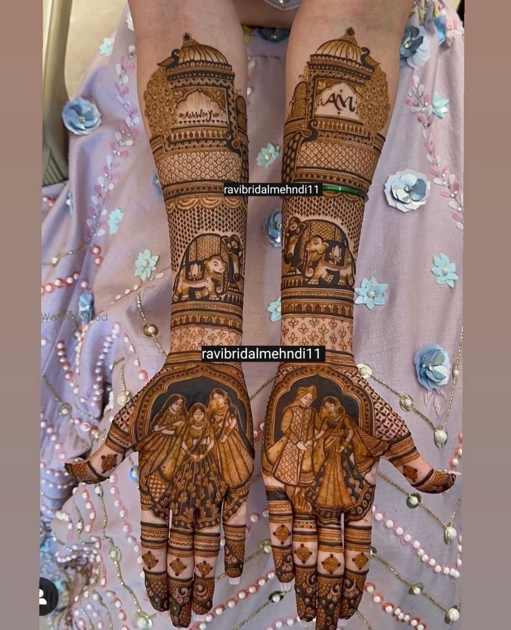 Photo From BRIDAL MEHNDI with FIGURES  - By Ravi Bridal Mehndi