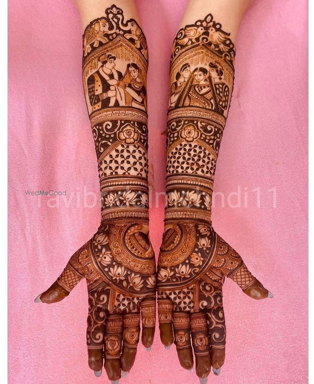 Photo From BRIDAL MEHNDI with FIGURES  - By Ravi Bridal Mehndi