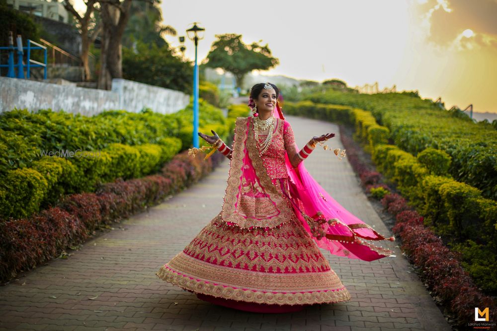 Photo of hot pink lehenga