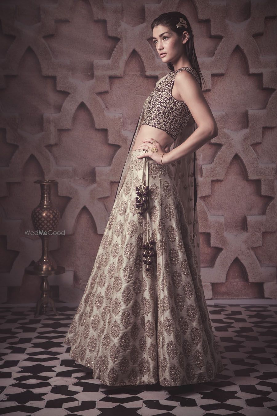 Photo of banarsi silk lehenga