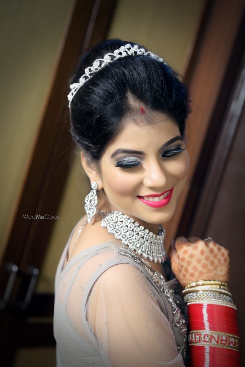 Photo From Wedding Reception of gorgeous Manjot Amritsar - By Meenu Sahni Makeup Artist