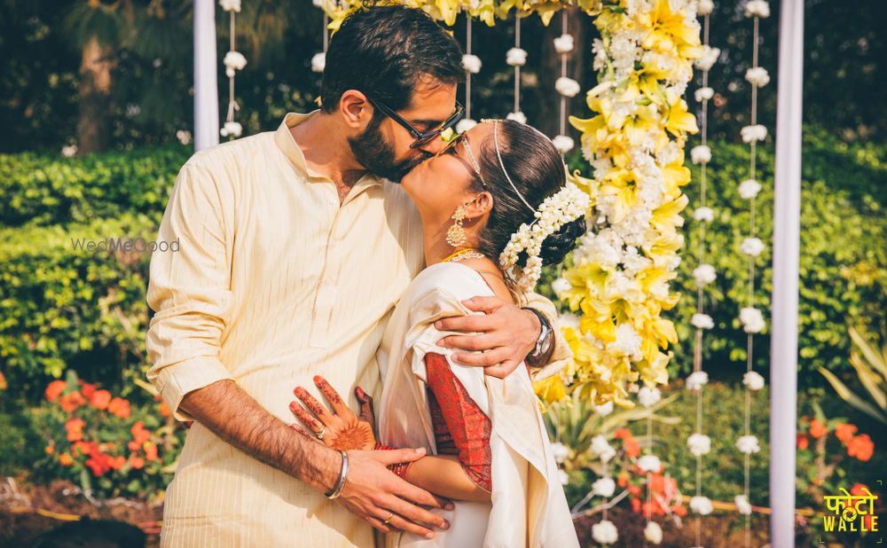 Photo of Couple Kissing Portrait