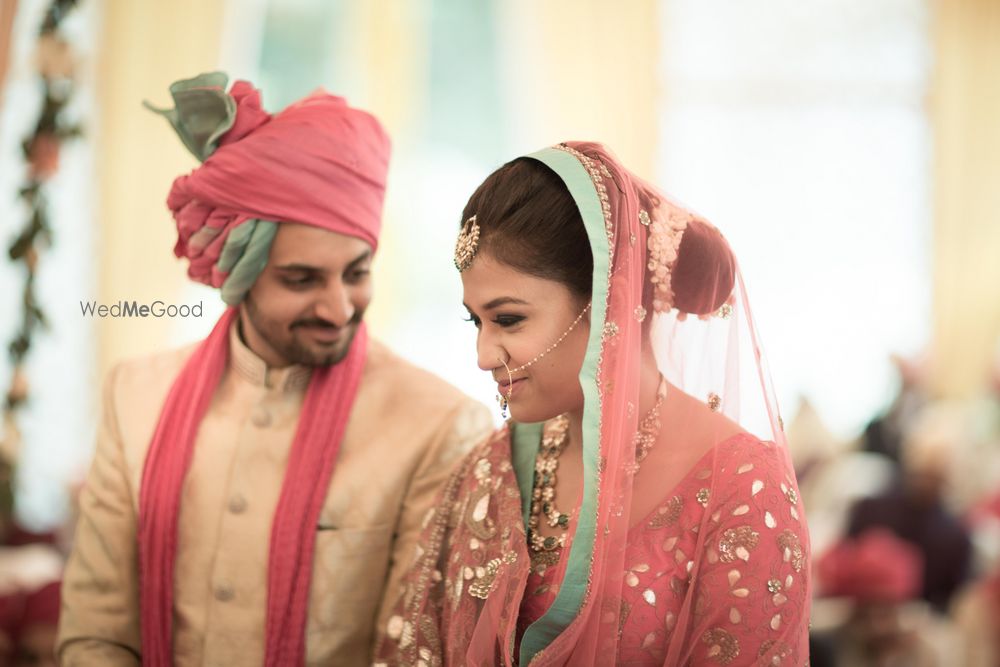 Photo of Pastel Pink Couple Shot