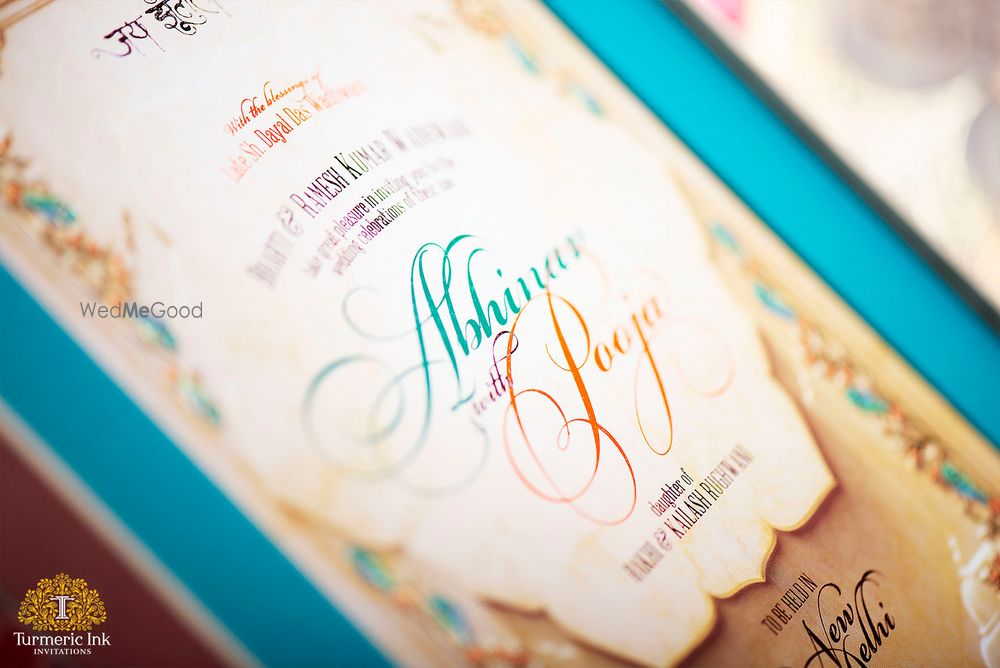 Photo From ABHINAV & POOJA - By Turmeric Ink Invitations and Stationery