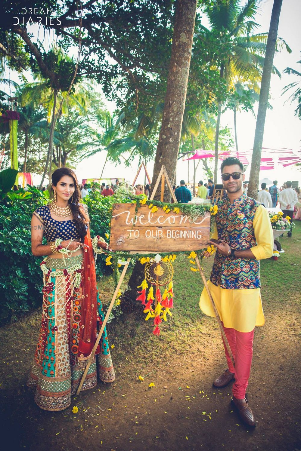 Photo of Welcome decor prop for mehendi