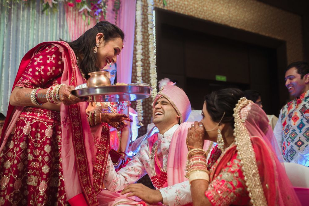 Photo From Destination wedding in Nashik  Aditi & Rohit.....Taj Gateway - By Nimitham Wedding Photography