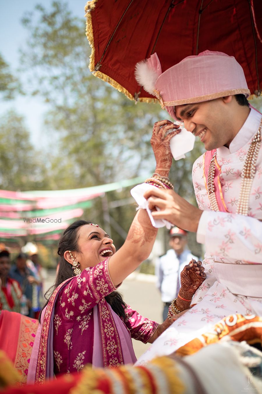 Photo From Destination wedding in Nashik  Aditi & Rohit.....Taj Gateway - By Nimitham Wedding Photography