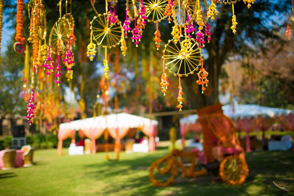 Photo of Pink and Gold Dream Catchers with Ghungroo