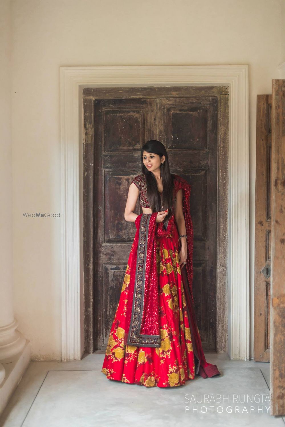 Photo of Floral printed Sabyasachi lehenga