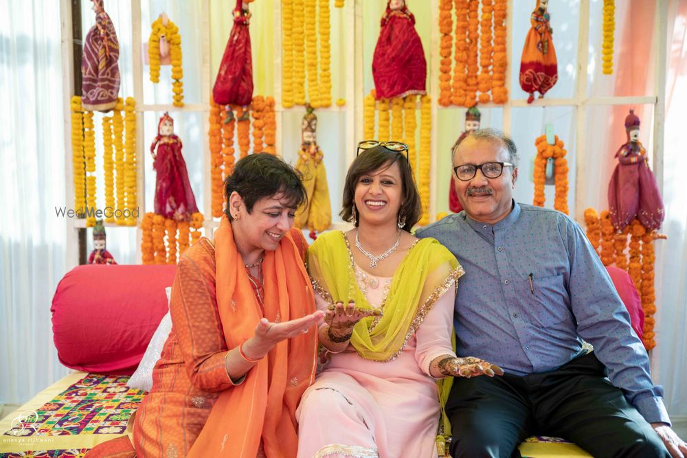 Photo From Deeksha's Mehandi Set - By Weddings by Ananya Rijhwani