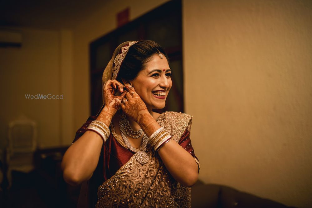 Photo of Getting ready shot of a bride.