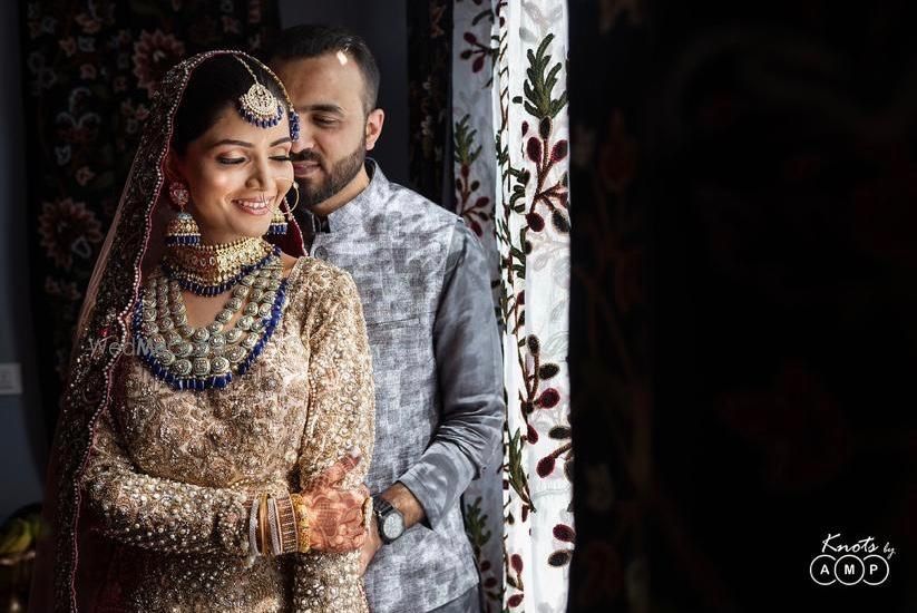 Photo of Candid couple portrait.