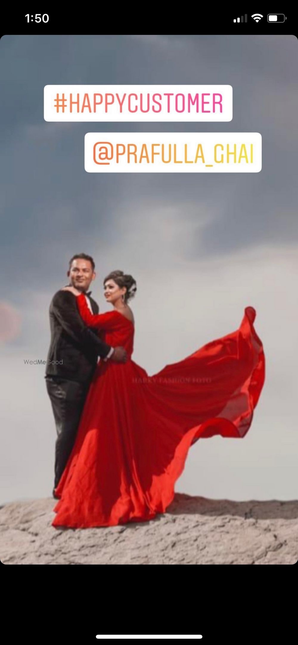 Photo From Pre Wedding Shoot Gown - Red - By Lakhina Couture