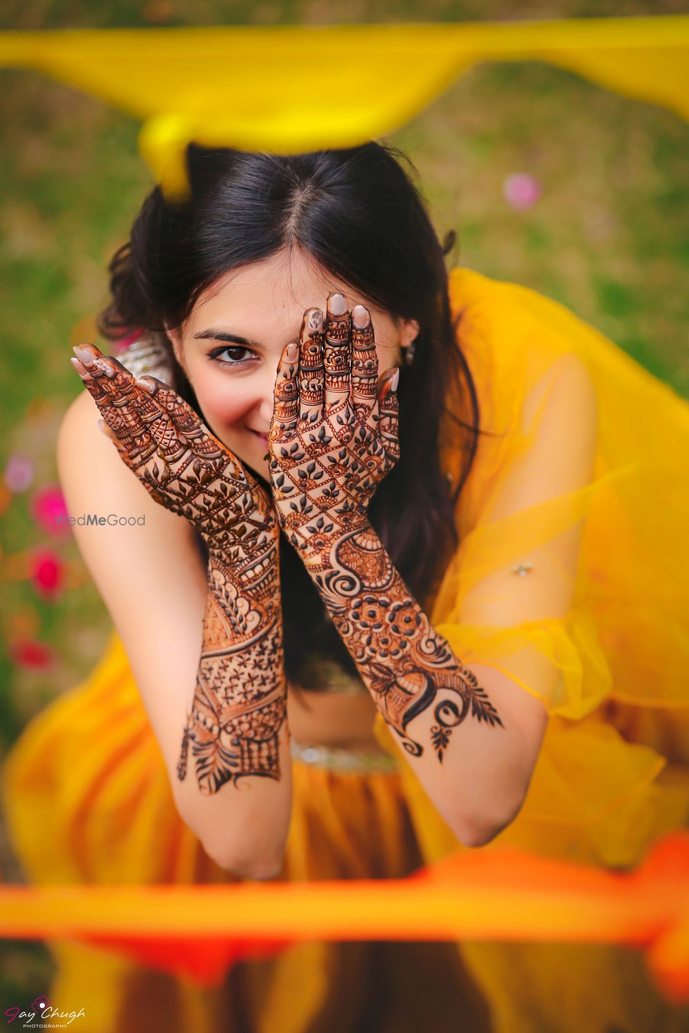 Photo of Mehendi bridal portrait