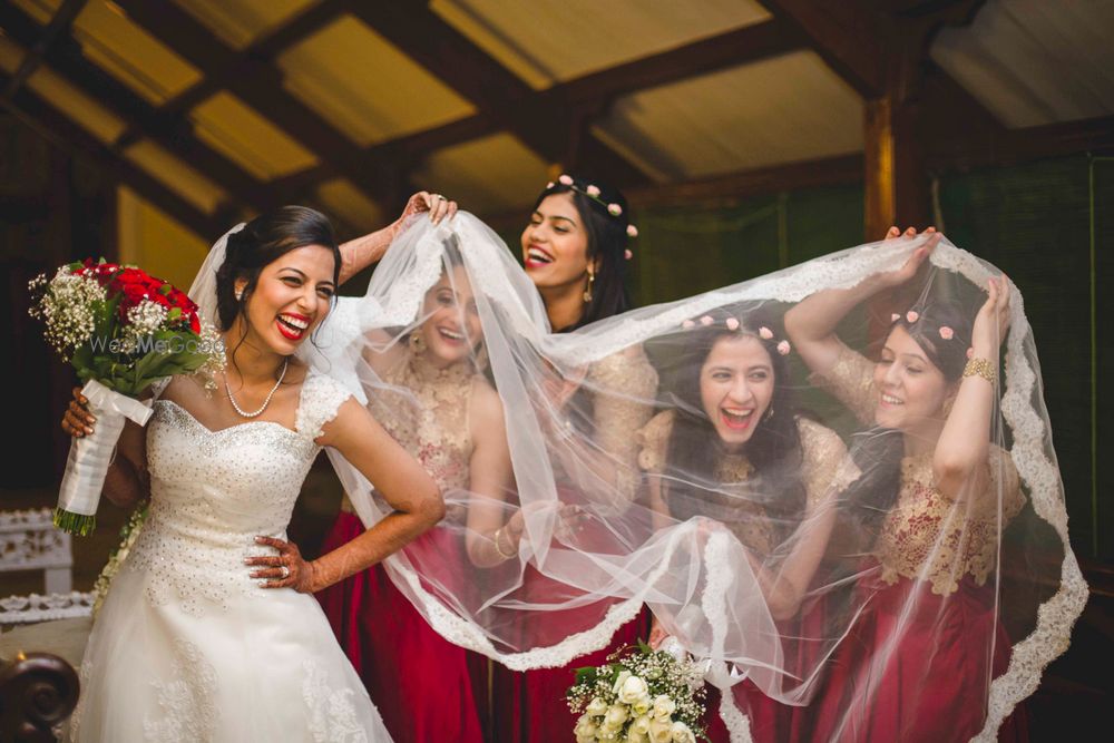 Photo of Fun Photo with Christian Bride and Bridesmaids