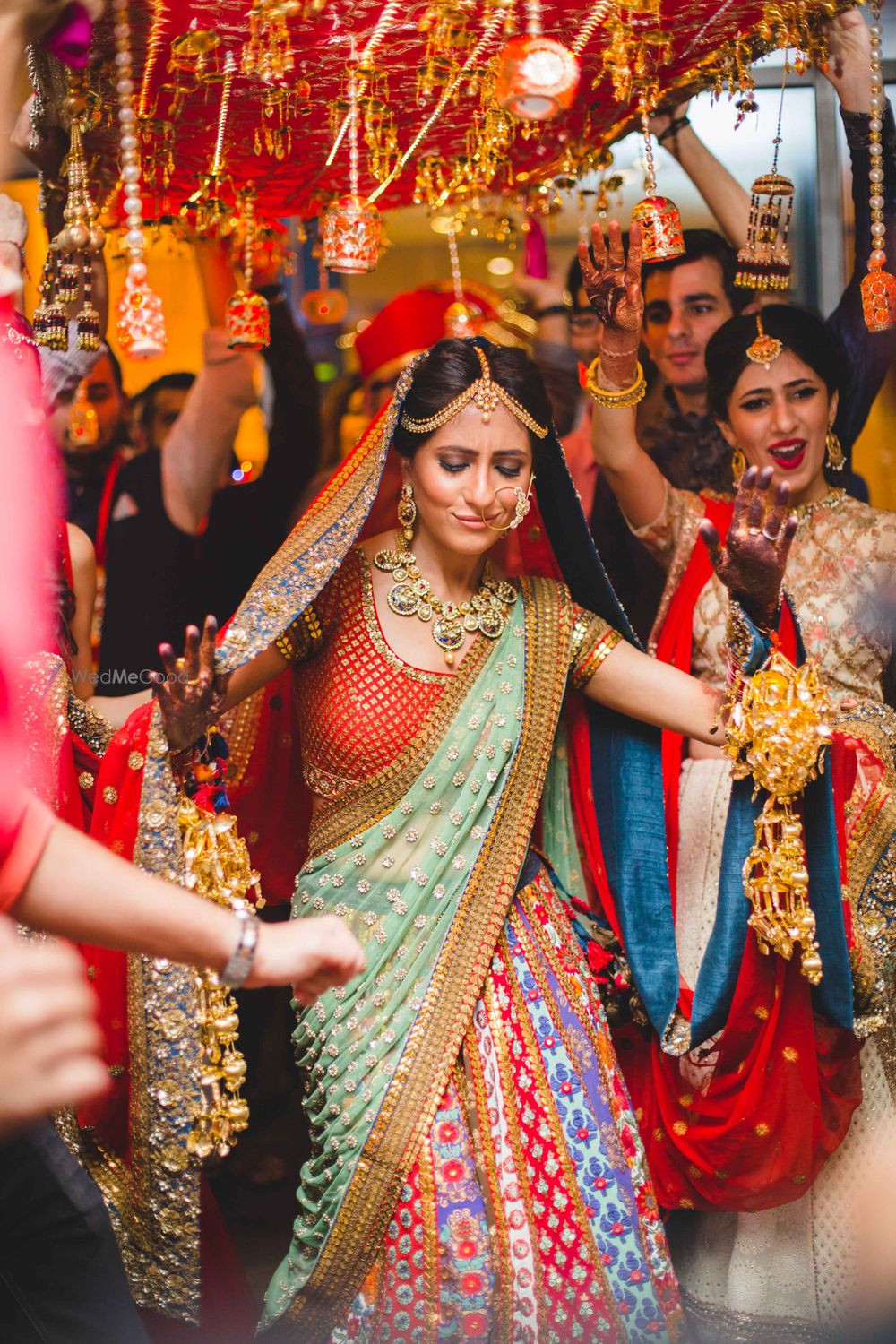 Photo of Bride dancing on entry