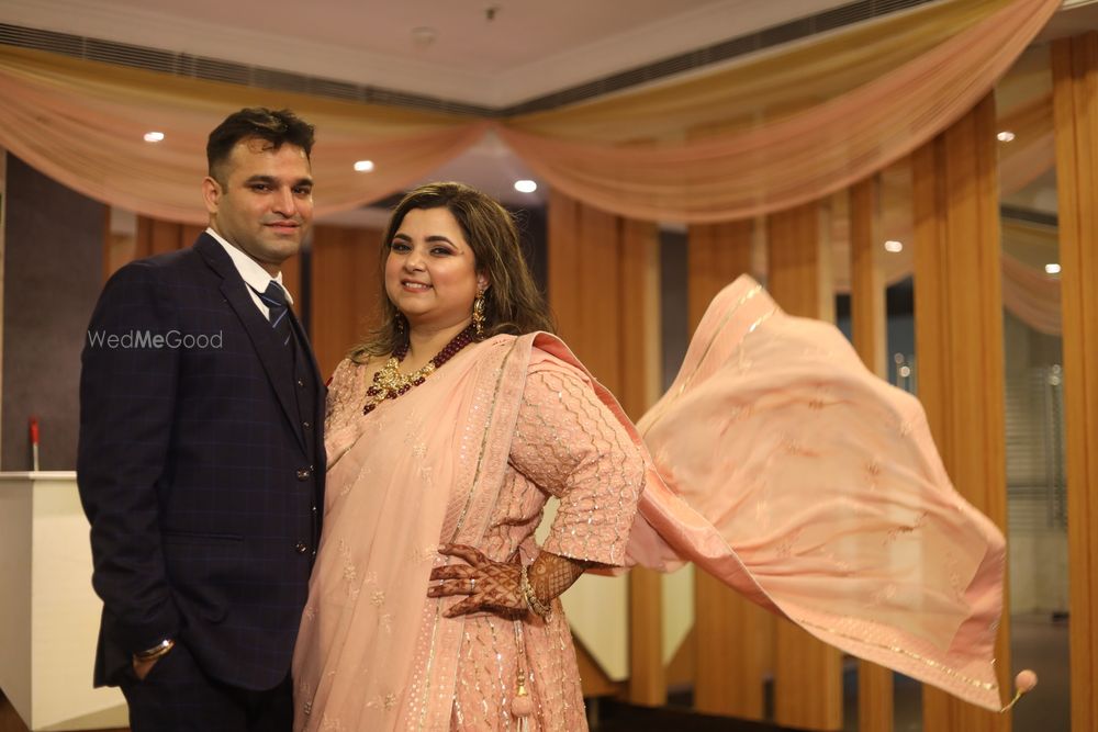 Photo From Swati’s Engagement - By Malika Gogia Makeovers