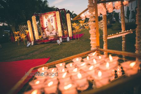 Photo of outdoor wedding