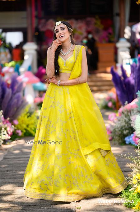 Outfits Photo Yellow lehenga