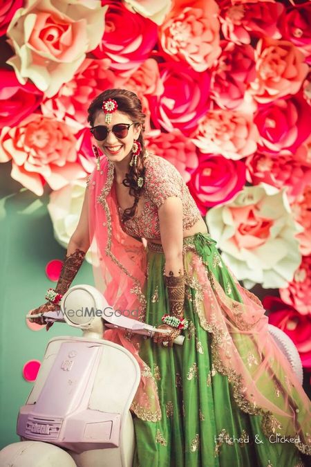 Light Green Outfits Photo light lehenga