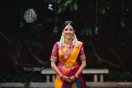 Photo of Classic South Indian bridal portrait