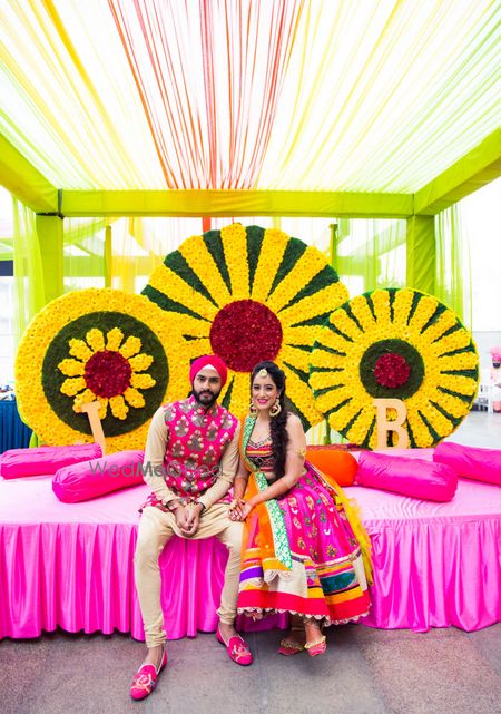 Wedding Decor Photo mehendi stage backdrop