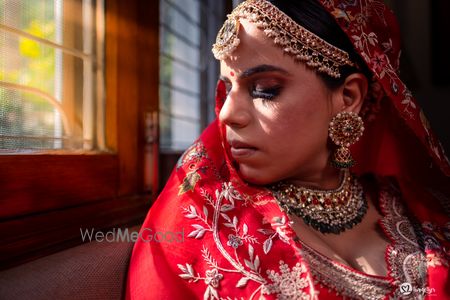 Photo of Wedding day bridal portrait