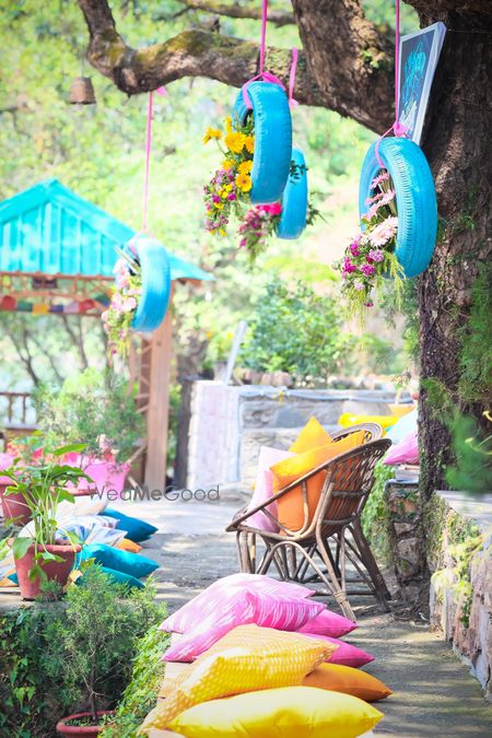 Photo of Kitsch and funky mehendi decor