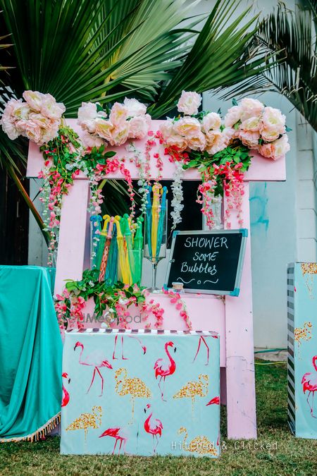 Photo of Bubble counter for mehendi guests