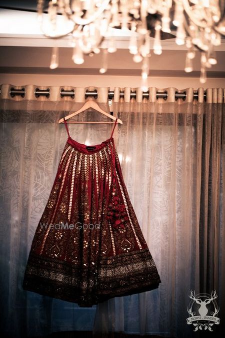 Red Bridal Lehenga Photo