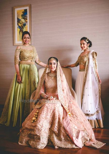 Light Green Bridal Lehenga Photo