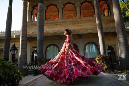 Photo of A twirling bride shot!