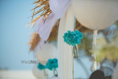 Photo of beach party decor