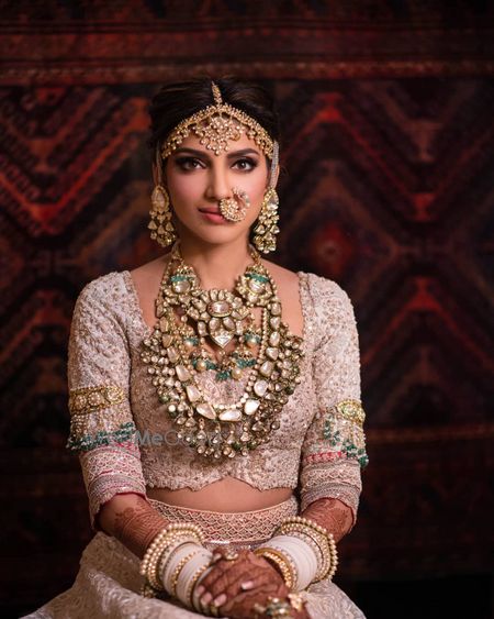 Photo of Gorgeous bridal portrait on wedding day