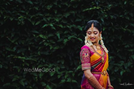 Photo of A pretty south Indian bridal portrait!