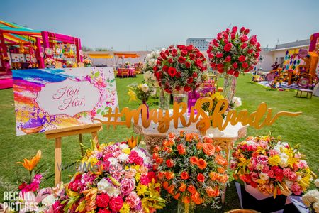 Photo of Holi party for mehendi with decor