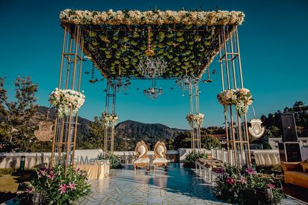 Photo of Gorgeous mandap ready for the ceremony