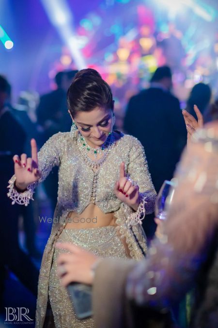 Photo of The bride enjoying her cocktail function