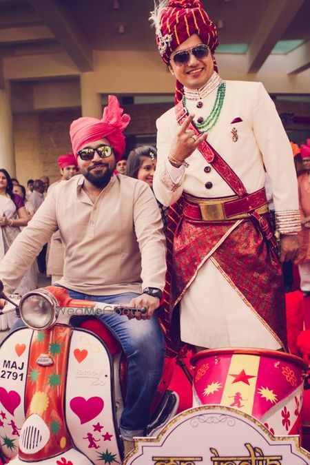 Photo of Groom baraat entry idea