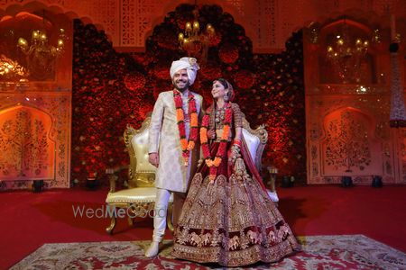 Photo of A gorgeous couple portrait captured on the wedding day