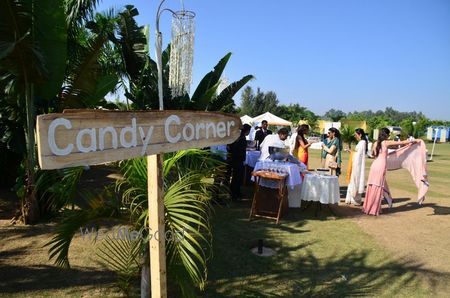 Photo of Have a candy corner which guests can use to fill up their goody bags and take home