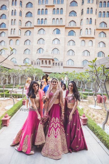 Bridal Lehenga Photo raspberry lehenga